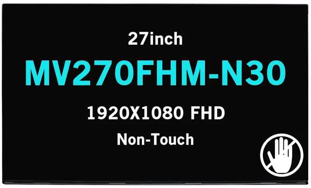 Alt view image 3 of 3 - NUOLAISUN 27" FHD LCD Screen Display IPS Panel MV270FHM-N30 for Dell Inspiron 27 7700 AIO