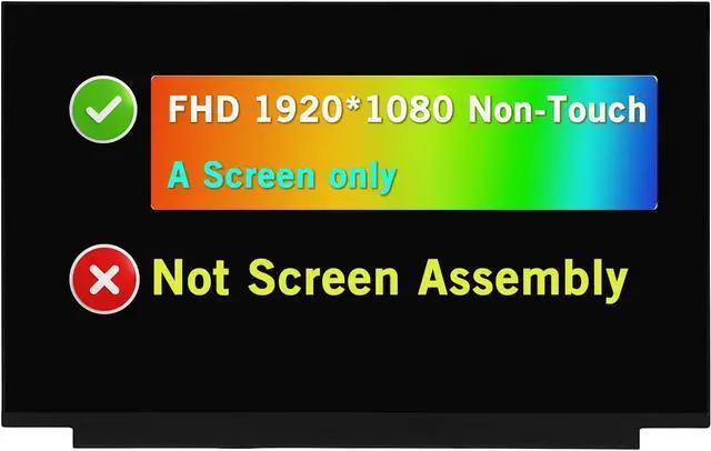 Alt view image 2 of 3 - 15.6" Replacement for Lenovo Ideapad 1-15ADA7 1-15ALC7 1-15AMN7 1-15IAU7 1-15IGL7 1-15IJL7 1-15IRU7 Screen LCD Display Panel (FHD 1920×1080 30 Pins Non-Touch)