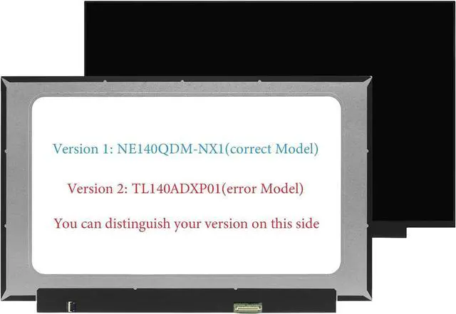 Alt view image 2 of 3 - NUOLAISUN 14.0" LCD Replacement for Asus ROG Zephyrus G14 (2022) GA402 GA402R GA402RJ GA402RK GA402RJ-G14.R96700 18010-14044000 NE140QDM-NX1 LCD Screen Display (Please Refer to Image 2 !!!)