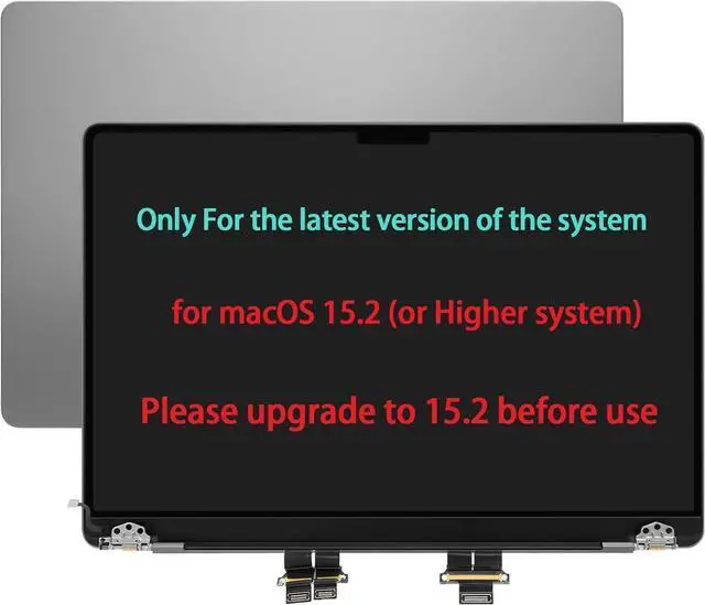 Main image of 14 inches Screen Replacement for MacBook Pro M1 A2442 A2992 A2485 A3240 2021 EMC 3650 M2 A2779 EMC 8102 M3 A2918 EMC 8304 2023 LCD Full Screen Display Assembly (Gray)