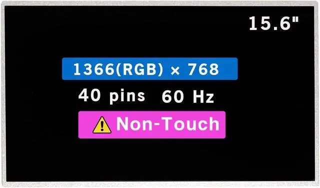Main image of NUOLAISUN 15.6" Screen Replacement for ASUS X551 X551C X551CA X551MA X551MAV X551M X552 X553M X551MA-RCLN03 X551MA-DS91 Series LCD Display Panel 40 pin (HD 1366x768 Non-Touch)