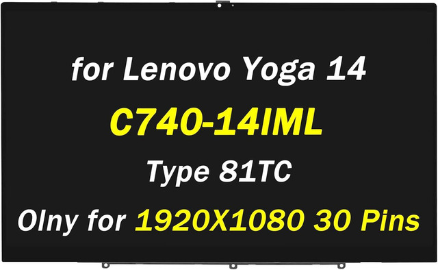 13.3" FHD Touch Screen Digitizer For Lenovo Yoga 6 13ALC6 (82ND Models) – LED LCD Assembly