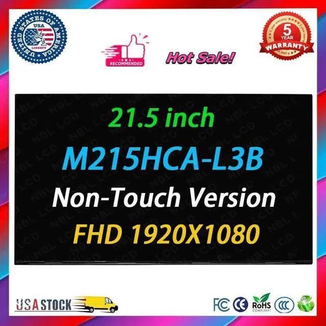 Main image of M215HCA-L3B for HP 21.5" 22-DF0003W MV215FHM-N40 LCD Screen Panel Display