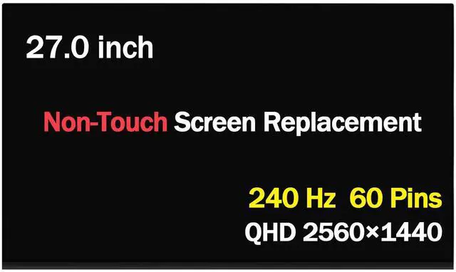 Main image of NUOLAISUN LM270WQB SS A1 27" LCD Screen QHD Non-Touch Screen Display LM270WQB(SS)(A1)