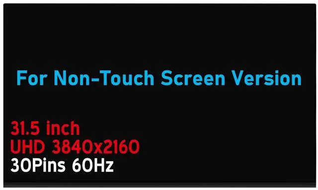 Main image of NUOLAISUN MV315QUM-N40 MV315QUM N40 Non-Touch LCD Screen Replacement 31.5" UHD 4K New