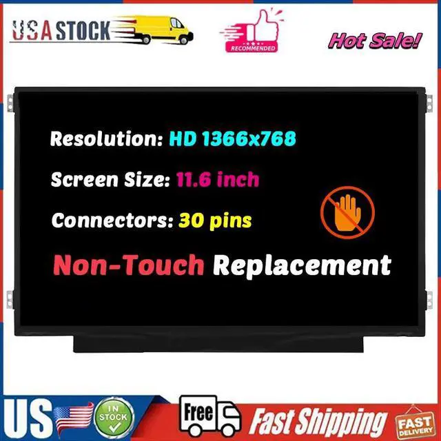 Main image of Screen Replacement for Hp Chromebook 11 11A G8 EE LCD Non-Touch Display 11.6"