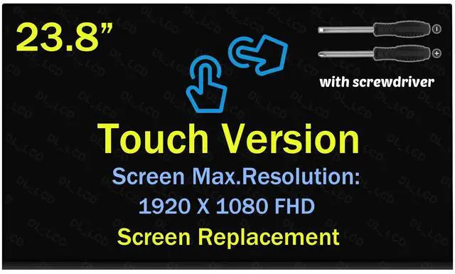 Main image of for Dell PN 0HHF3J 24-5490 LM238WF5-SSG2 23.8" LED LCD Touch Screen Display FHD