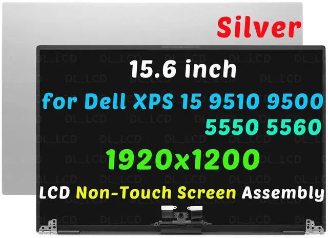 Main image of 15.6 for Dell XPS 15 9500 9510 9520 9530 FHD1920x1200 LCD Non-Touch Screen Assembly