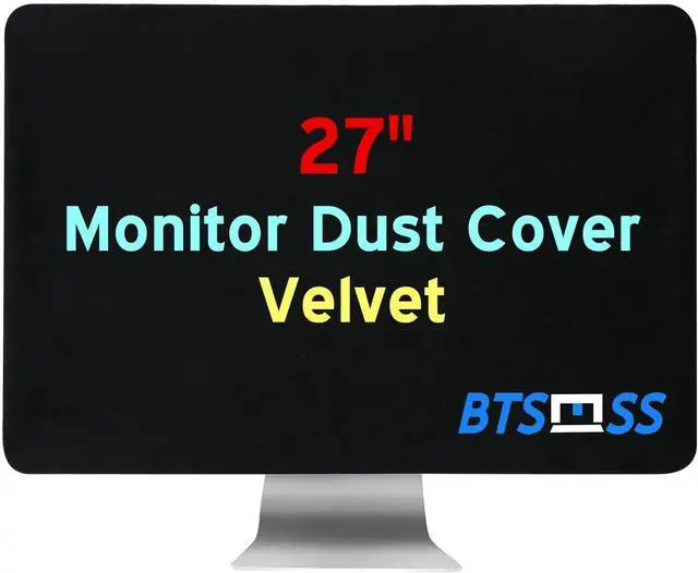Main image of 27 inch Computer Monitor Dust Cover , Screen Protective Sleeve Compatible with iMac 27" Desktop Computer, Anti-Static Dustproof LCD/LED/HD Panel Case,Velvet