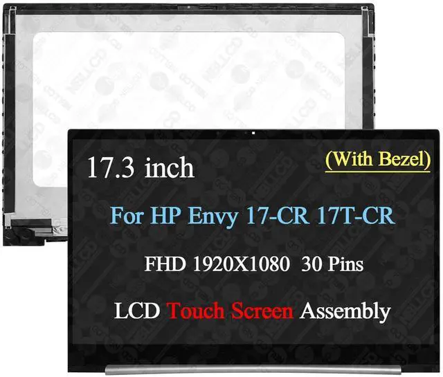 Main image of 17.3" For HP Envy 17-CR0013NN 17-CR0503SA FHD LCD Touch Screen Assembly w/Bezel