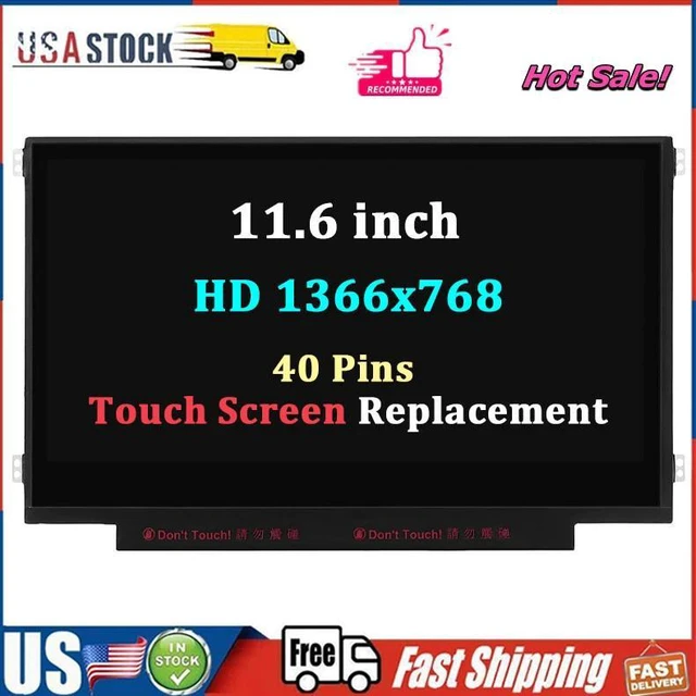 Main image of 11.6" for HP Fortis 11 G9 Q chromebook HD LCD Touch Screen Replacement Display