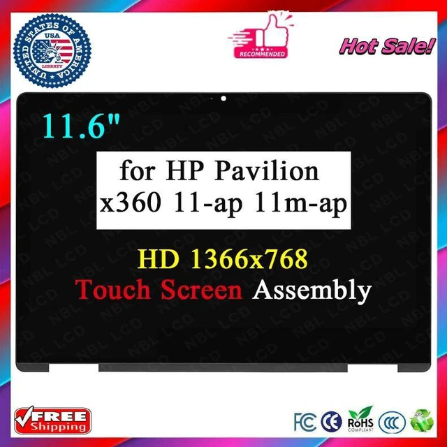 Main image of 11.6" for HP Pavilion x360 11-ap 11-ap0000 LCD Display Touch Screen Assembly HD