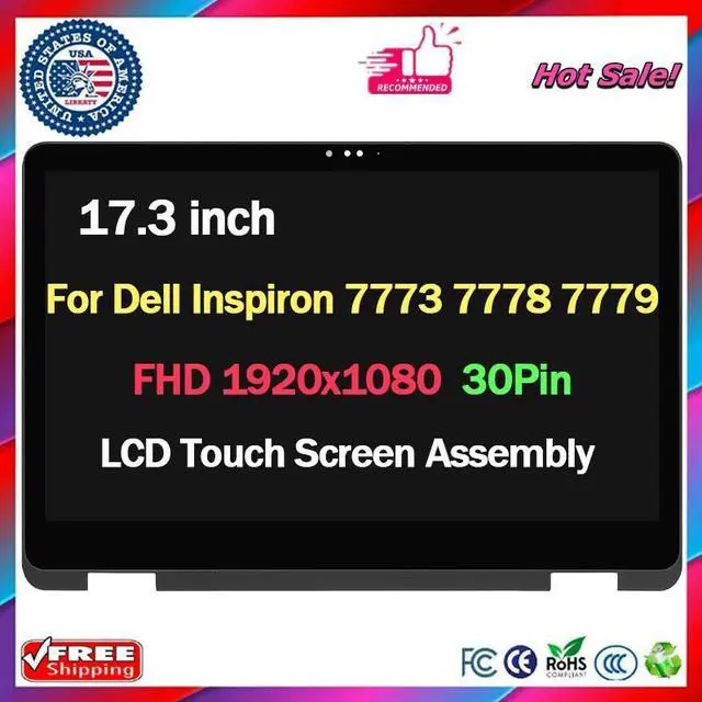 Main image of Y3GHM 0Y3GHM For Dell Inspiron 17 7773 7778 7779 LCD Touch Screen Replacement