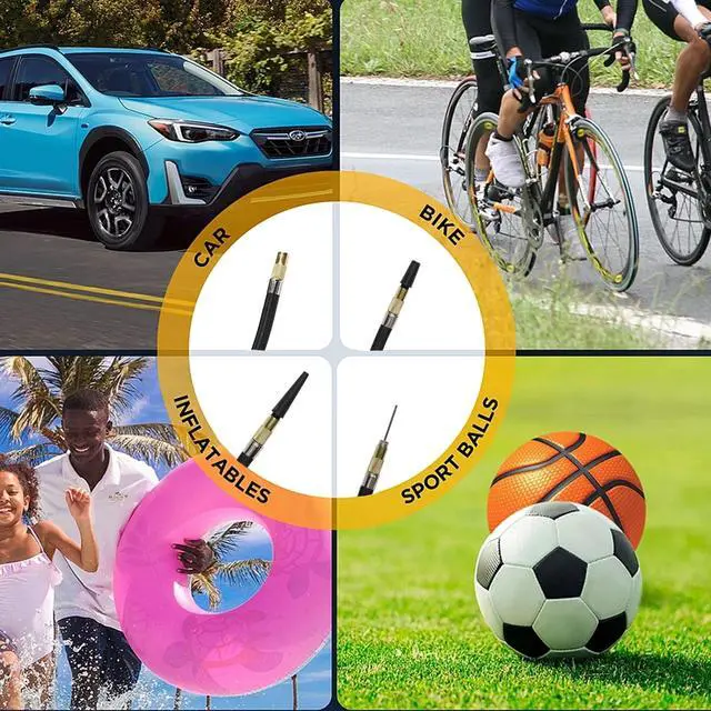 Alt view image 5 of 6 - 12v 150psi Dual Cylinder Metal Pump, Heavy-duty Air Compressor for Tires with Led Night Light/auto Shut-off