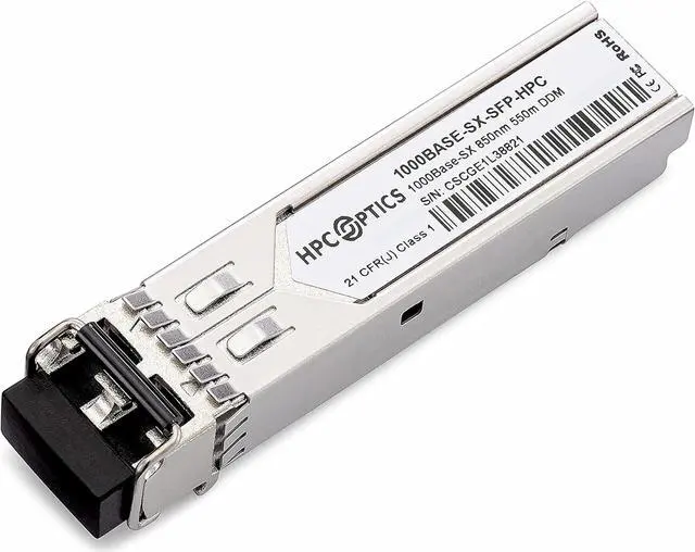 Main image of HP F5 OPT-0010-00 1000BASE-SX SFP Transceiver, Silver
