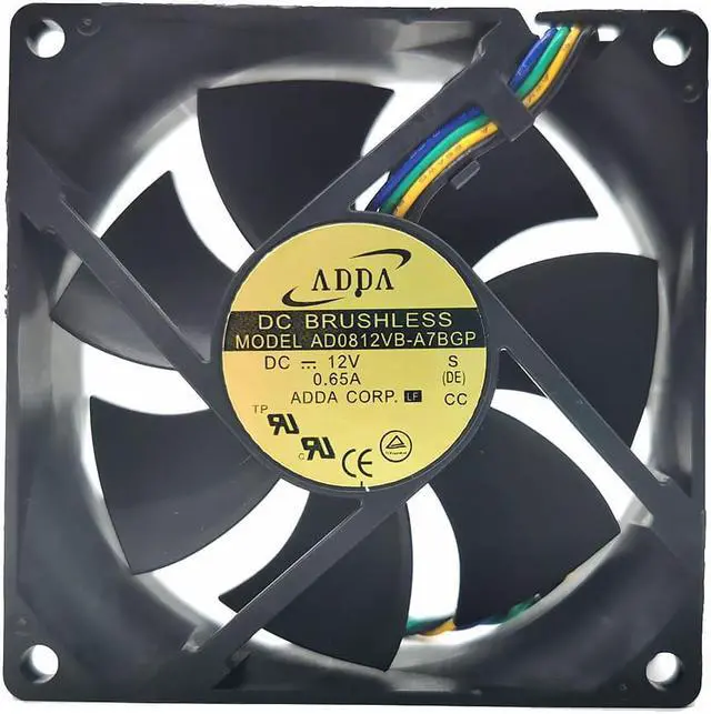 Main image of FOR ADDA 12V 0.65A AD0812VB-A7BGP 8025 80x80x25mm server inverter axial cooler cooling pwm blower