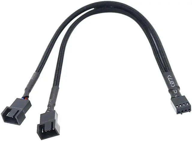 Main image of 4 Pin Y Splitter Cable 4 Pin PWM Female to 3/4 Pin Motherboard CPU Fan PC Case Fan Extension Adapter Cable Fan Cooling Accessory