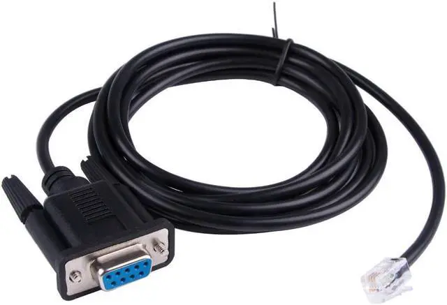 Main image of DB9 to RJ11 Serial Cable for Meade 505 Telescope 4p4c Pinout Autostar Audio Star ETX-90 ETX-125 LXD75 LX80 LX90 Meade 497 Cable