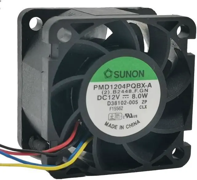 Main image of For SUNON PMD1204PQBX-A (2).B2448.F.GN DC 12V 8W 4028 40X40X28mm Server Cooling Fan PMD1204PQBX-A