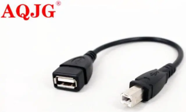 Main image of Mini Portable USB 2.0 A Female to B Male Adapter Connector AF to BM Converter for Printer Plug And Play