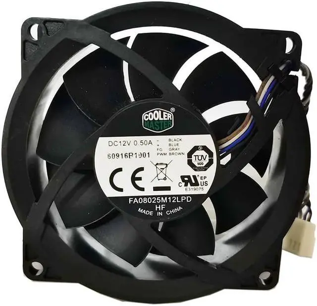 Main image of For CoolerMaster FA08025M12LPD 12V 0.50A 804057-001 80*80*25mm Cooling Fan 4pin Cooling Fan Processor Cooler Heatsink Fan