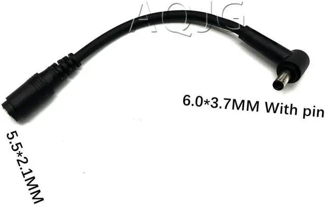 Main image of DC 6.0*3.7MM With pin Male to 5.5*2.1MM Power cord For ASUS Flying Fortress 6 generations 7 generations 8 generations FX86F 10cm