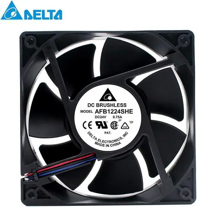 Main image of For delta AFB1224SHE 1238 12cm 120mm DC 24V 0.75A server inverter axial blower cooling fan