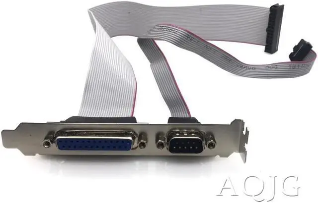 Main image of For PCI Slot Header Serial DB9 Pin COM with Parallel DB25 Pin LPT Cable with Bracket for Parallel LPT Printer COM Serial Port