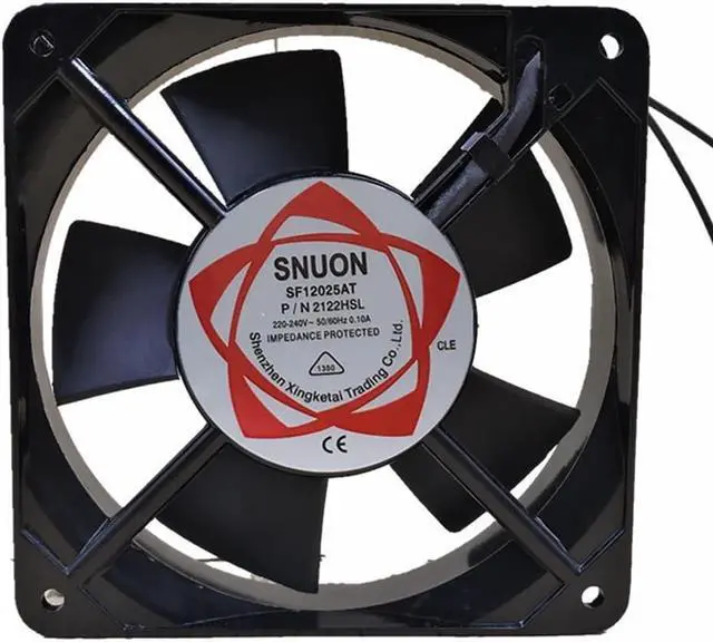 Main image of SF12025AT 2122HSL 12025 120mm Sleeve Bearing 220-240V AC 2-Wire Case Cooling Fan R9CD