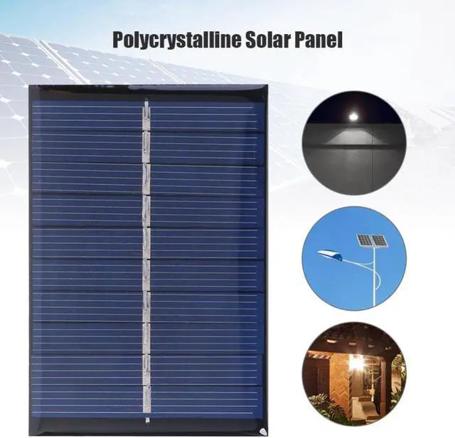 Main image of DIY 1.2W 5V 120mA Solar Panels Solar Cells Module Charger Epoxy Plate for Street Advertising Courtyard Lamp Lighting