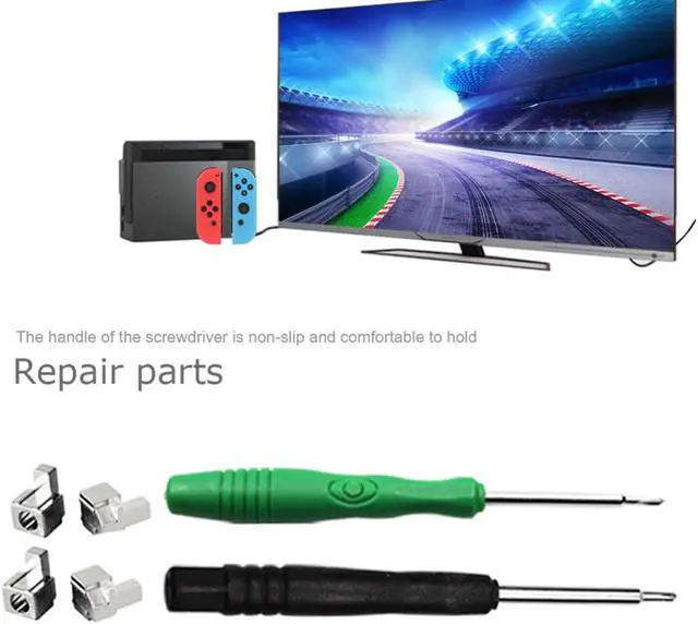 Main image of Repair Kit Professional Replacement Metal Buckle Lock Spare Parts Accessories for Nintendo Switch NS Joy Con Controller