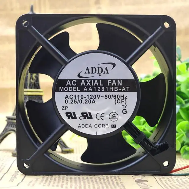 Main image of For ADDA AA1281HB-AT 120*120*38MM AC 110V - 120V 12CM dual ball bearing cooling fan
