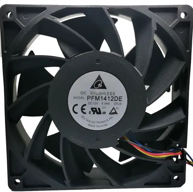 Main image of Delta pfm1412de 14038 14cm 5.04a 12V 4-wire violent large air volume cooling fan