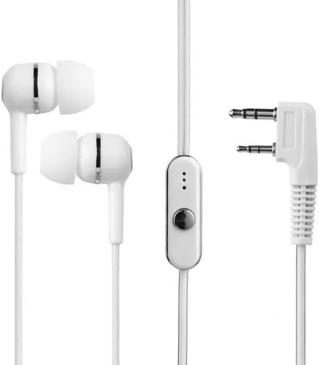 Main image of 2Pin Dual Earphone Earpiece Mic PTT for BAOFENG KENWOOD Radio Walkie Talkie Earpiece for UV5R Walkie Headset Earphone Accesories