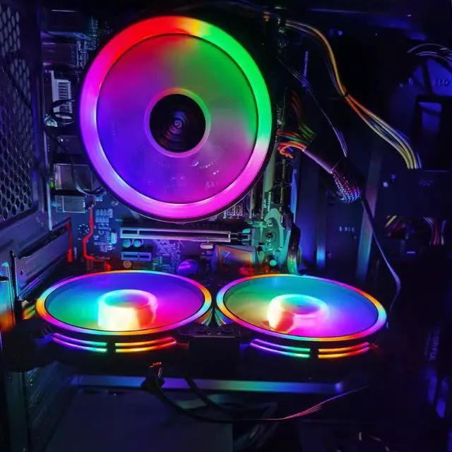 Main image of 12CM Universal Desktop Computer VGA Cooler Partner Quiet Chassis PCI Graphics Card Cooling Fan Companion
