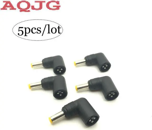 Main image of 5.5 x 2.5 mm male DC Power Connector Adapter Laptop 5.5*2.5 to 3pin 3hole  90 Degrees Plugs DC jack For Notebook Computer 16VM2