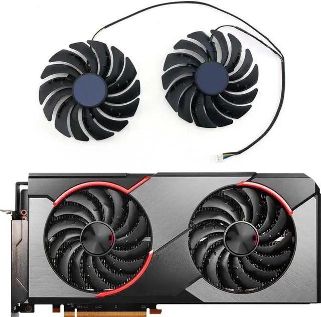 Main image of For MSI RX5700XT 5700 5600 GAMING X Graphics Card Cooling PLD10010S12HH Fan PLD10010S12HHv