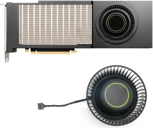 Main image of For MSI RTX3090 24GB AERO Graphics Card Cooling Fan PLB08025B12HH 4Pin