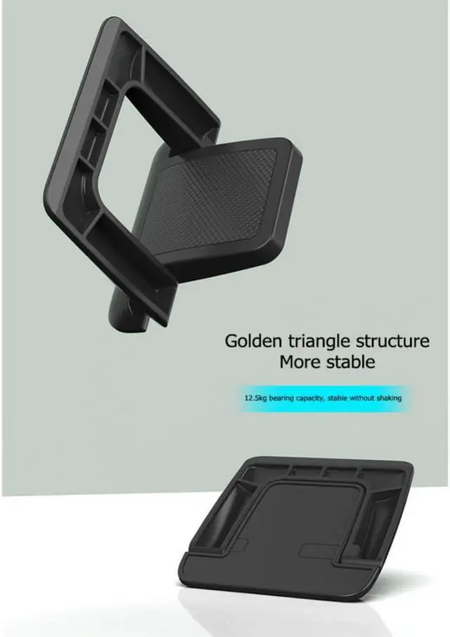 Main image of Laptop Holder Notebook Stands Plastic Mini Laptop Riser Invisible Stands Foldable Notebook Cooling Holder 2x