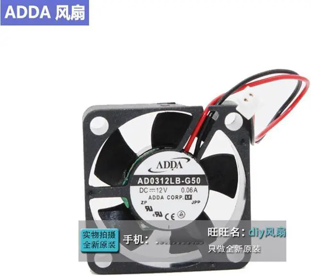 Main image of FOR ADDA AD0312LB-G50 3010 30X30X10MM dual ball fan 3CM DC 12V 0.06A Mute silent fan