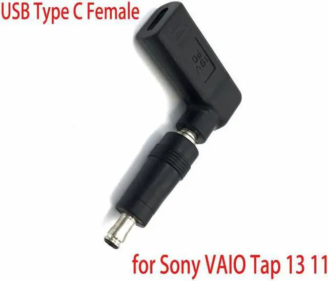 Main image of USB Type C PD Power Adapter Converter for Sony VAIO Tap 13 11 SVT1122X9RW SVT1122Y9EB SVT11229CKB Laptop Charger