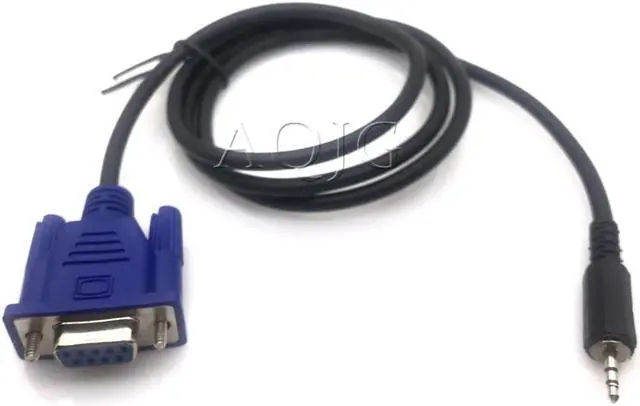 Main image of DB9#2 RS232 DB9 Female to Stereo 2.5mm Plug Cable gluco Meter Radio Programming Cable DB9#3 2.5mm 3P Male Jack