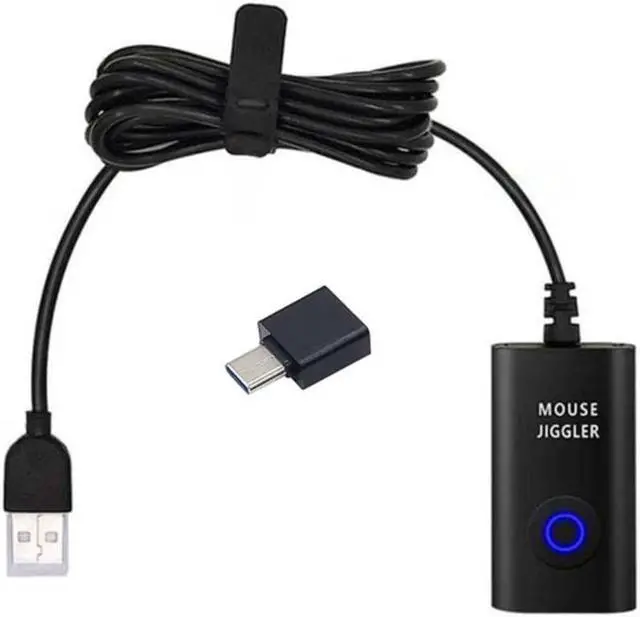 Main image of 2 in 1 Automatic Mouse Jiggler Mover USB Drive-free Undetectable Mouse Movement Simulator with ON/OFF Switch for Computer