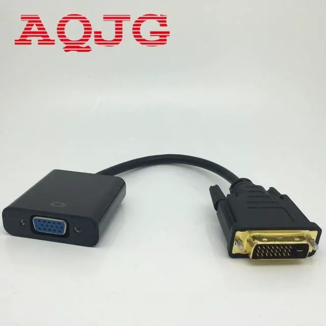 Main image of DVI-D 24+1 Pin Male to VGA 15Pin Female Converter Video Monitor Adapter Connector Active Cable Electrical Equipment AQJG