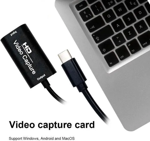Main image of 4K 1080P Video Capture Card Adapter DC 5V 0.4A USB 2.0 Video Game Grabber Recording HDMI-compatible for Live Streaming Broadcast