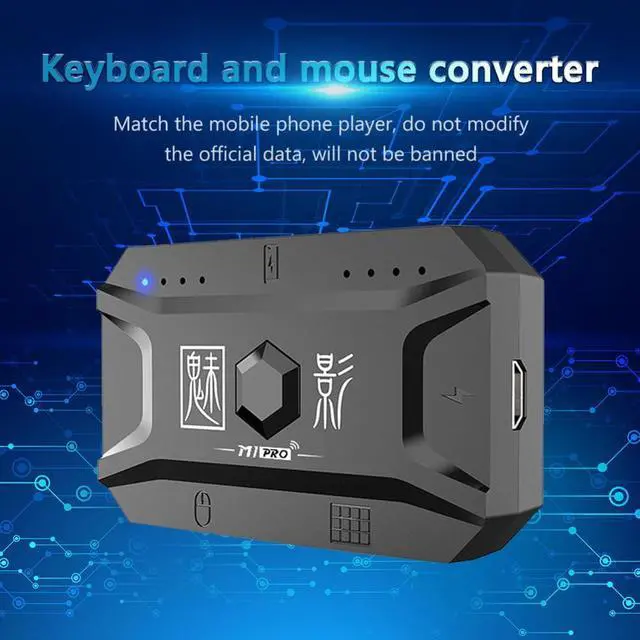 Main image of Mobile Gamepad Controller Play Gaming Keyboard M1Pro Gamepad Controller Keyboard Mouse Converter for Android IOS Phone