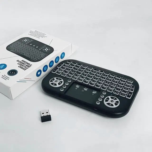 Main image of USB LED Backlit Gaming Mechanical Keyboard Mini Air Mouse Keys Mechanical Gaming Keyboard Backlight for Boy Holiday Gift