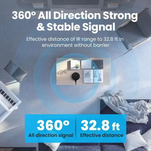 Main image of Tuya WiFi Universal Infrared Smart Home Control Work with Alexa Google Home Family Share Function for Air Conditioner TV