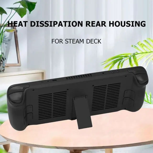 Main image of Plastic Game Console Rear Cover with Screwdriver Screws Portable Cooling Protective Cover Replacement Accessories for Steam Deck