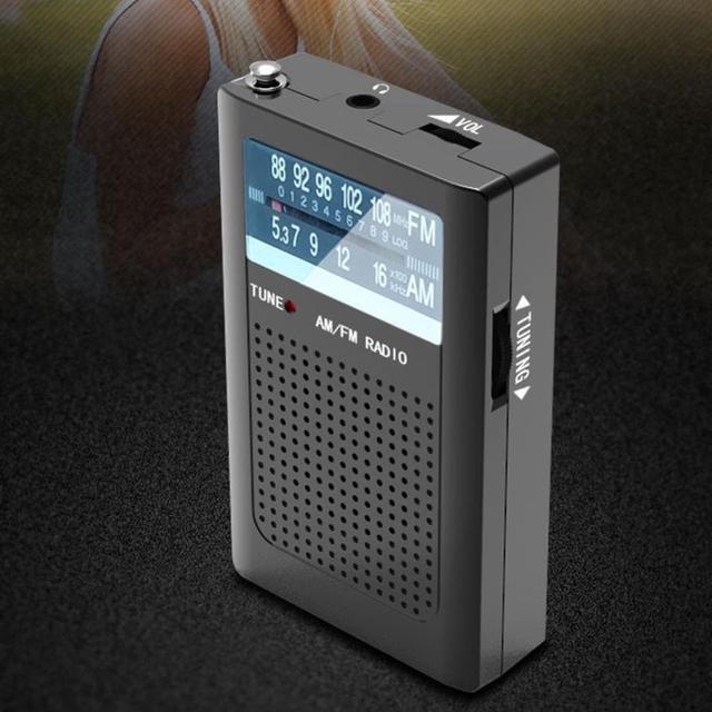 Main image of Pocket Radios Operated AM FM Radio with Loud Speaker for Elderly Gifts Support Headphone Output